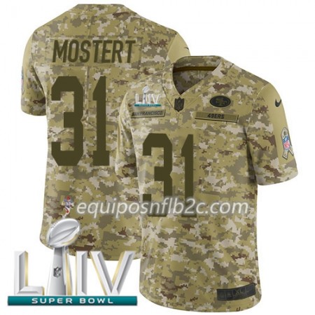 Camiseta Hombre NFL San Francisco 49ers Raheem Mostert 31 Nike 2018 Salute To Service 2020 Super Bowl LIV Camiseta Hombre NFL San Francisco 49ers Raheem Mostert 31 Nike 2018 Salute To Service 2020 Super Bowl LIV
